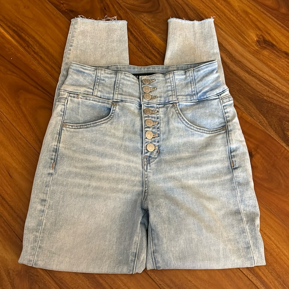 Veronica Beard Jeans Katherine Corset Extra High Rise Skinny Sz 27